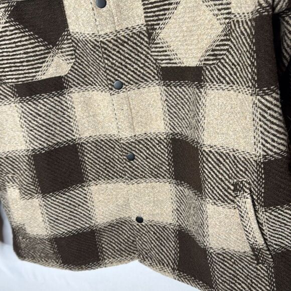 Common People Oliver 4 Pocket Plaid Shacket for Men. Size Large. New With Tag. - Picture 4 of 11